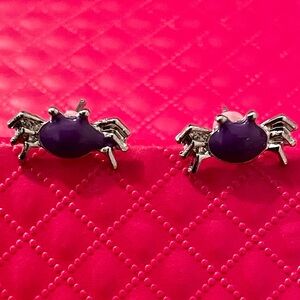 🎃 Cute n Tiny Spider Halloween Earrings NEW